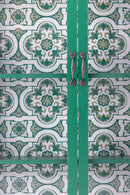 Creative Collection - Hazem Skab Fyrretræ Grøn 122x81x22 cm