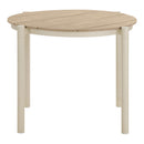 House Nordic - Abela Spisebord Rundt Alu/Nonwood, Sand/Natur - Ø90 x 74 cm