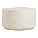 House Nordic - Bonn Sofabord, Fiberclay, Terrazzo Look, Off White - Ø70 x 40 cm