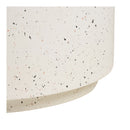 House Nordic - Bonn Sofabord, Fiberclay, Terrazzo Look, Off White - Ø70 x 40 cm