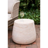 House Nordic - Bonn Sidebord, Natur, fiberclay, Ø47,5cm - Bolig og Haven