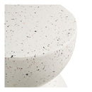 House Nordic - Bonita Sidebord Fiberclay Terrazzo Look Off White - Ø40 x 45 cm