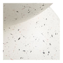 House Nordic - Bonita Sidebord Fiberclay Terrazzo Look Off White - Ø40 x 45 cm