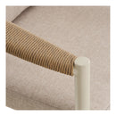 House Nordic - Abela Loungesæt Aluminium/Nonwood Sand/Natur - 2-pers. Sofa, 2 Stole, 2 Borde inkl. Hynder