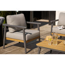 House Nordic - Comillas Loungesæt,- 3-pers. Sofa, 2 Stole, Sofabord inkl. Hynder
