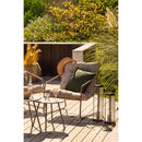 House Nordic - Nilo Loungesæt Stål,Sand - 2-pers. Sofa, 2 Stole, 2 Sofaborde inkl. Hynder