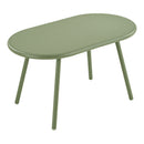 House Nordic - Saly Loungesæt Polypropylen/Stål Grøn - 2-pers. Sofa, 2 Stole, Sofabord