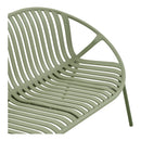 House Nordic - Saly Loungesæt Polypropylen/Stål Grøn - 2-pers. Sofa, 2 Stole, Sofabord