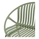 House Nordic - Saly Loungesæt Polypropylen/Stål Grøn - 2-pers. Sofa, 2 Stole, Sofabord