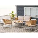 House Nordic - Novella Loungesæt, Stål, Sand, Beige, inkl. hynder