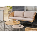 House Nordic - Novella Loungesæt, Stål, Sand, Beige, inkl. hynder