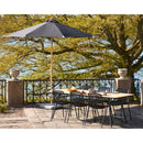 House Nordic - Austin Parasol - Sort - Ø:300cm