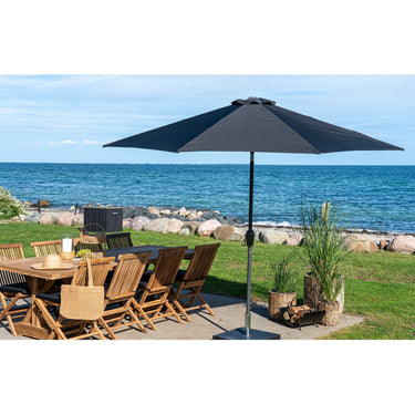 House Nordic - Houston Parasol - Sort - Ø:300cm - Bolig og Haven