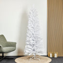 Nordic Winter - Juletræ kunstigt PVC "BLING" H180 x 68 cm. u/lys, hvid