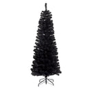 Nordic Winter - Juletræ kunstigt PVC "BLING" H180 x 68 cm. u/lys, sort