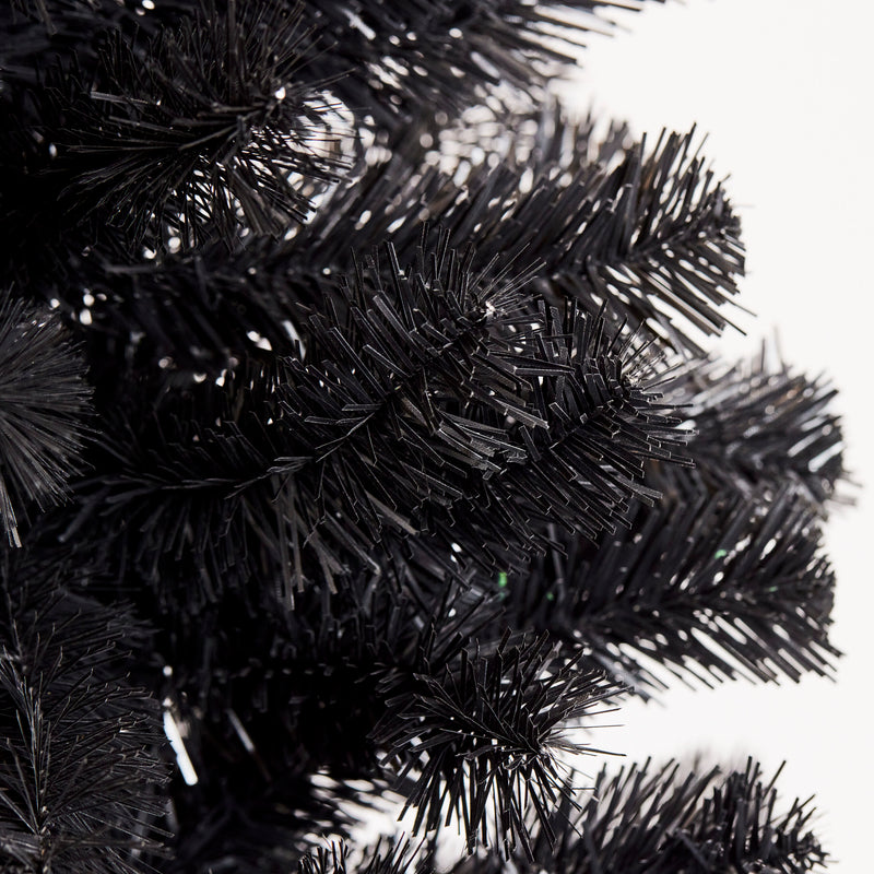 Nordic Winter - Juletræ kunstigt PVC "BLING" H180 x 68 cm. u/lys, sort