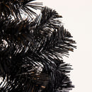 Nordic Winter - Juletræ kunstigt PVC "BLING" H180 x 68 cm. u/lys, sort