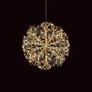 Nordic Winter - Dekorativ Lyskugle med 360 LED - Guld Ø30 cm