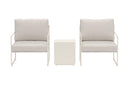 Venture Home - Lissabon loungesæt, beige, 3 dele med sofa, stole og bord