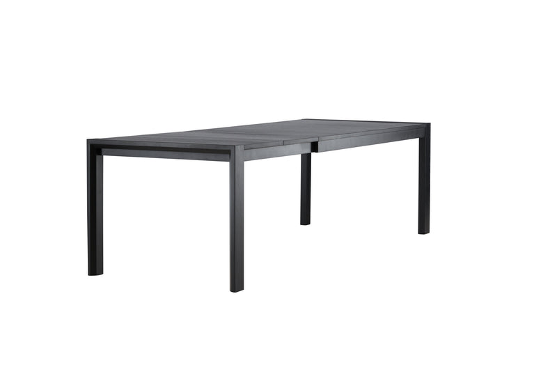 Vind - Slider – Spisebord i sortlakeret eg – 170/250×95×75 cm