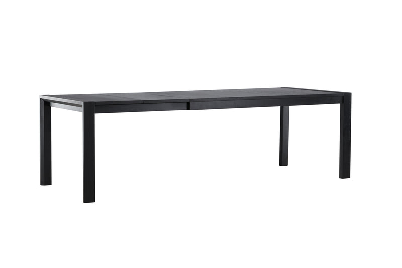 Vind - Slider – Spisebord i sortlakeret eg – 170/250×95×75 cm