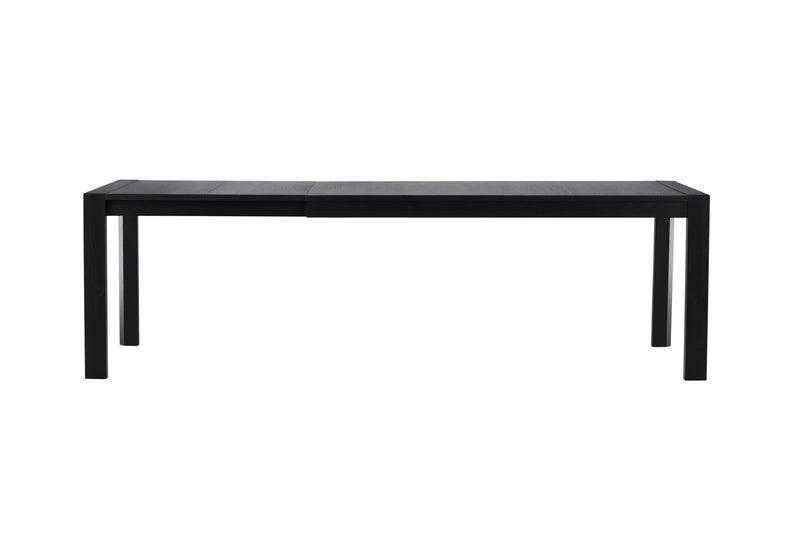 Vind - Slider – Spisebord i sortlakeret eg – 170/250×95×75 cm
