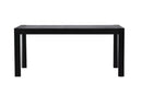 Vind - Slider – Spisebord i sortlakeret eg – 170/250×95×75 cm