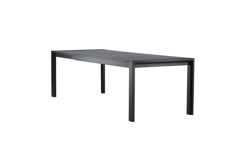 Vind - Slider – Spisebord i sortlakeret eg – 170/250×95×75 cm