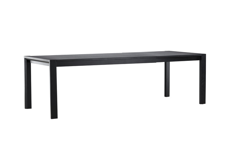 Vind - Slider – Spisebord i sortlakeret eg – 170/250×95×75 cm