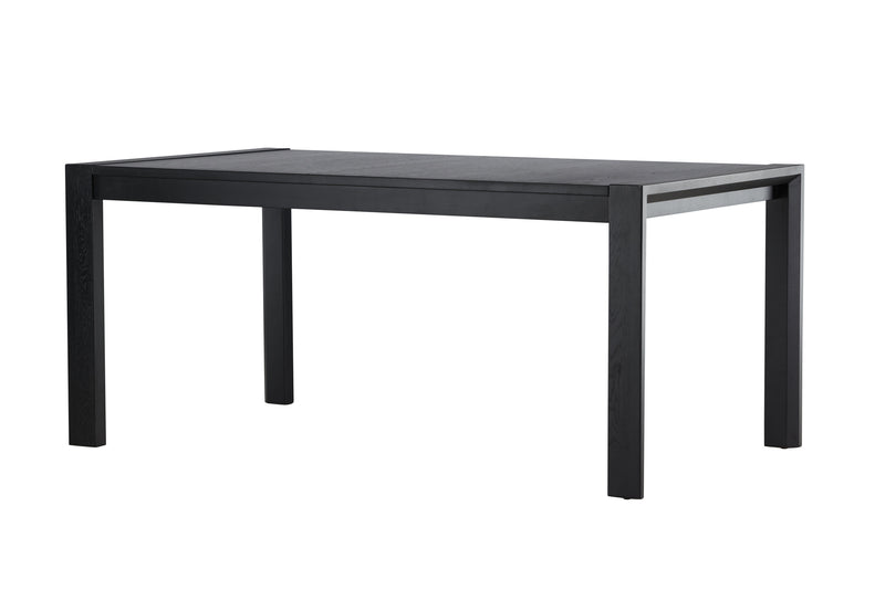 Vind - Slider – Spisebord i sortlakeret eg – 170/250×95×75 cm