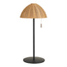 Wigan Bordlampe fra House Nordic i natur / Sort