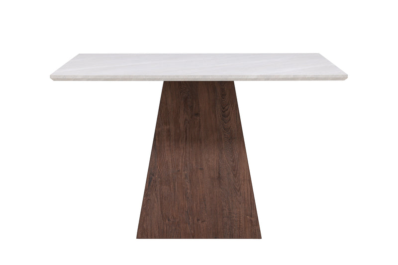 Venture Home - Cael – stenlook bordplade & mocca ben – 120x120x75 cm