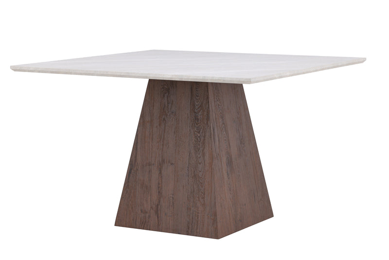 Venture Home - Cael – stenlook bordplade & mocca ben – 120x120x75 cm