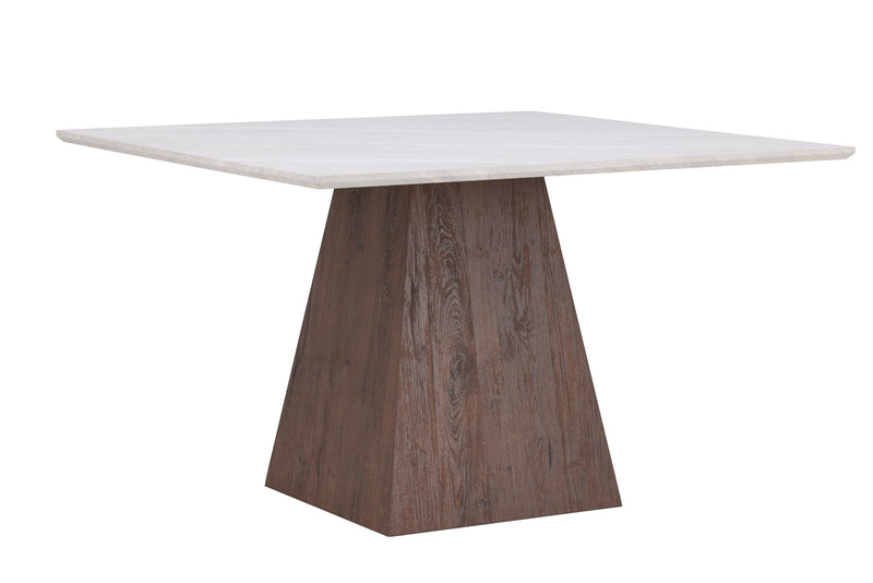 Venture Home - Cael – stenlook bordplade & mocca ben – 120x120x75 cm