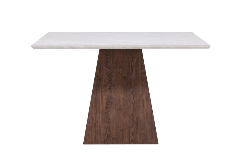 Venture Home - Cael – stenlook bordplade & mocca ben – 120x120x75 cm