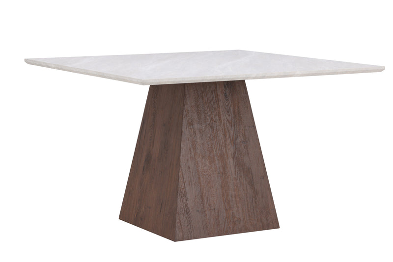 Venture Home - Cael – stenlook bordplade & mocca ben – 120x120x75 cm