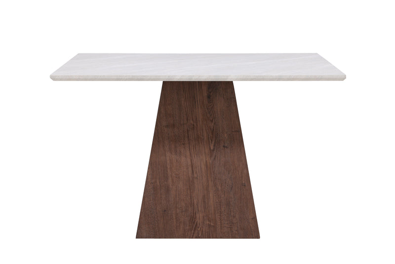 Venture Home - Cael – stenlook bordplade & mocca ben – 120x120x75 cm