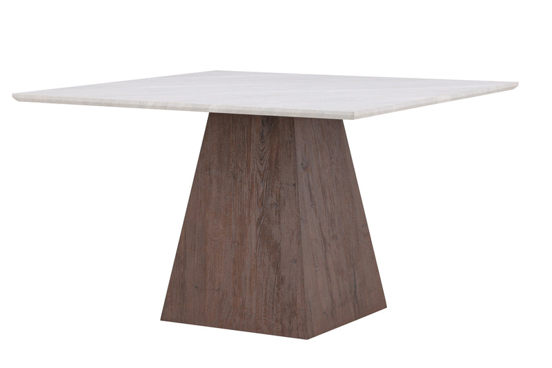 Venture Home - Cael – stenlook bordplade & mocca ben – 120x120x75 cm