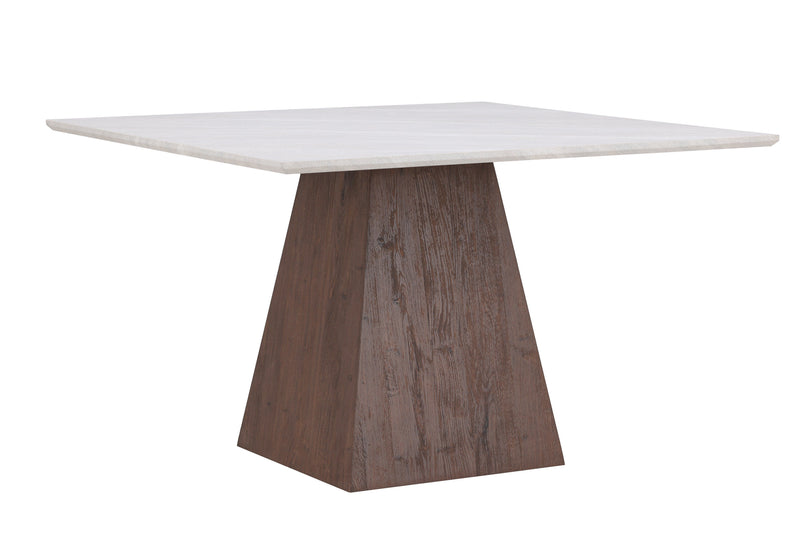 Venture Home - Cael – stenlook bordplade & mocca ben – 120x120x75 cm