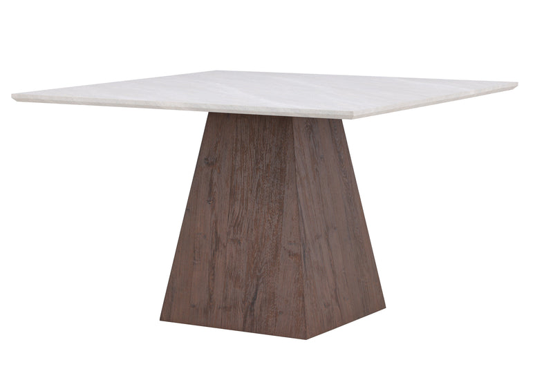 Venture Home - Cael – stenlook bordplade & mocca ben – 120x120x75 cm