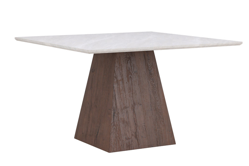 Venture Home - Cael – stenlook bordplade & mocca ben – 120x120x75 cm