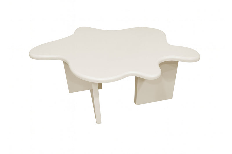 Vind - Flower Sofa bord, 115x76x40 cm - MDF Beige, FSC 100%