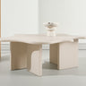 Vind - Flower Sofa bord, 115x76x40 cm - MDF Beige, FSC 100% - Bolig og Haven