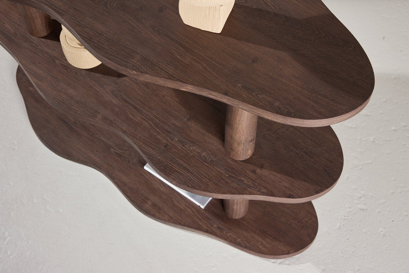 Vind - Moln reol, 120x45x75 cm - Mocca