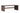 Venture Home - Telemarket – sofabord med hylde – mocca MDF med struktur – 110×50×38 cm - Bolig og Haven