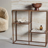 Venture Home - Staal – reol med stålramme og valnød MDF – 80×26×81 cm - Bolig og Haven