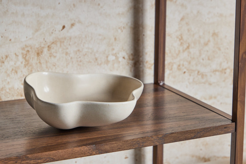 Venture Home - Staal – reol med stålramme og valnød MDF – 80×26×81 cm