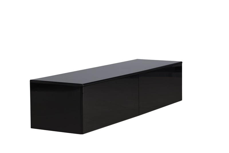 Venture Home Fristad – TV-bord med blank sort finish – 160×45×35 cm