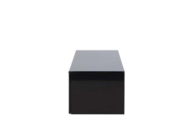 Venture Home Fristad – TV-bord med blank sort finish – 160×45×35 cm