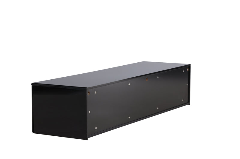 Venture Home Fristad – TV-bord med blank sort finish – 160×45×35 cm